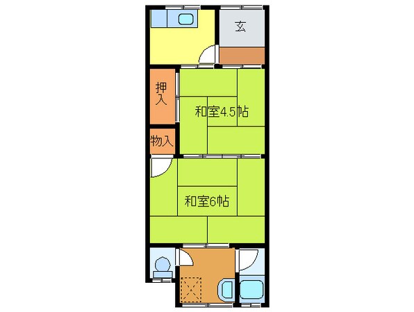 さいき荘の物件間取画像